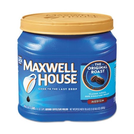 MaxwellHse, Coffee, Regular Ground, 30.6 Oz Canister